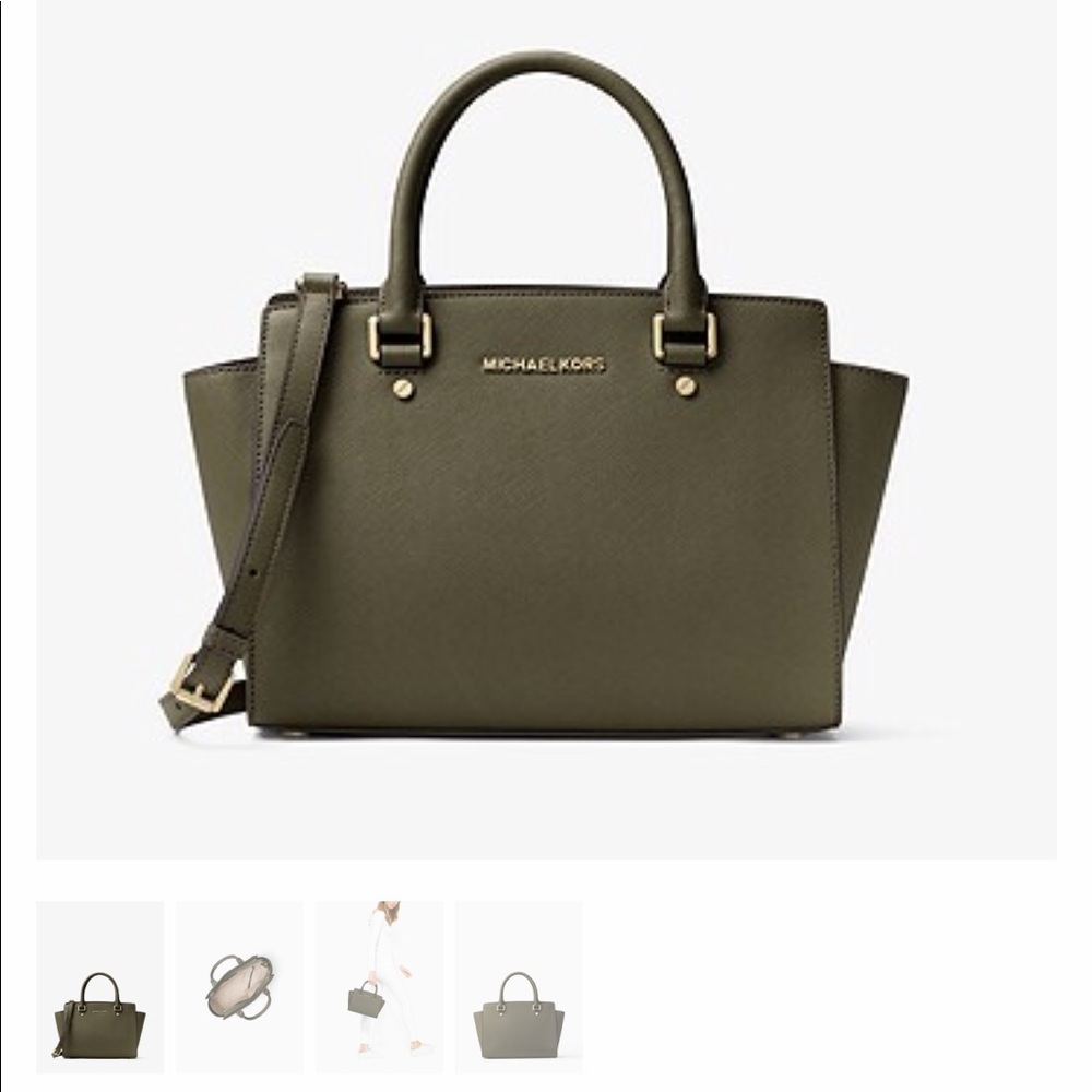 ISO Selma Saffiano Leather Medium Satchel
